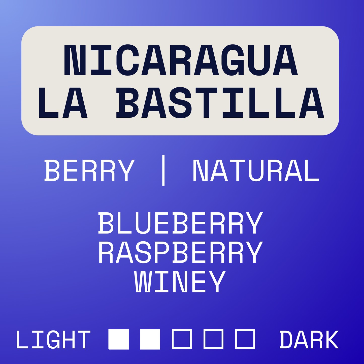 Nicaraguan La Bastilla Natural